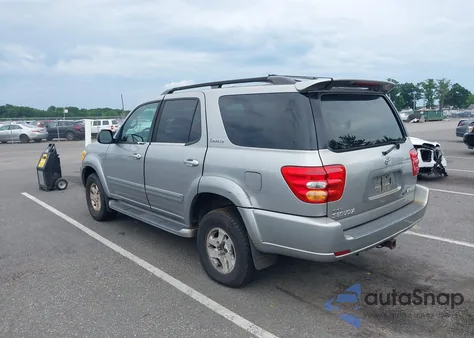 2001 Toyota Sequoia Limited V8 from USA, damaged, VIN 5TDBT48A81S036876